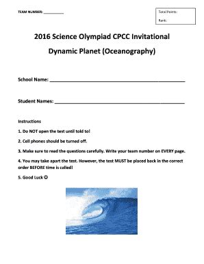yes no Was this document useful for you Thank you for your participation. . Science olympiad dynamic planet notes